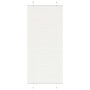 Voir la diapositive 1 : VIDAXL Store plisse blanc 95x200 cm largeur du tissu 94,4 cm polyester