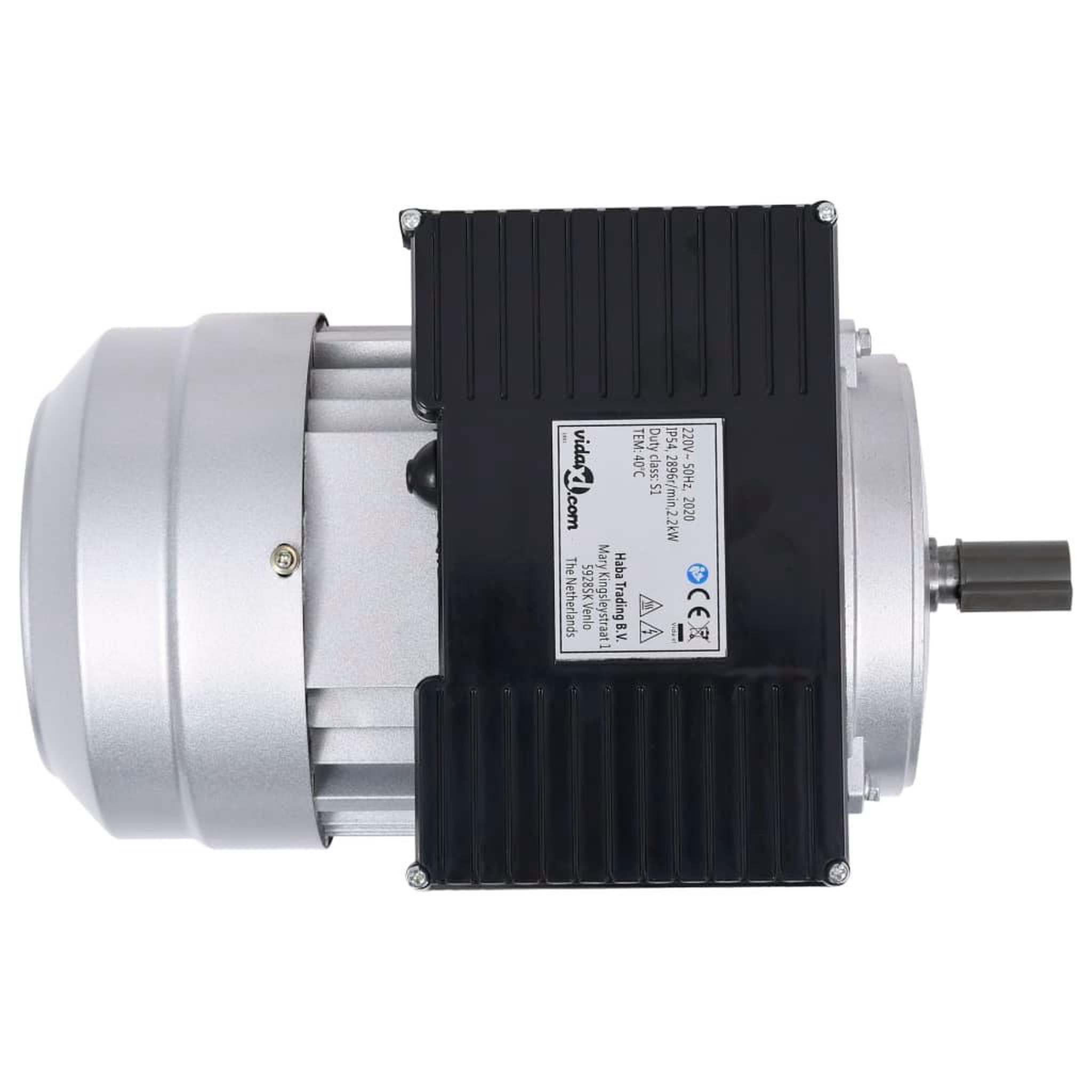 Voir la diapositive 3 : VIDAXL Moteur monophase Aluminium 2,2kW/3 CH 2 poles 2800 tr/min