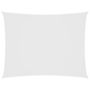 Voir la diapositive 2 : VIDAXL Voile de parasol tissu oxford rectangulaire 3x4 m blanc
