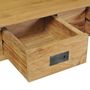 Voir la diapositive 4 : VIDAXL Table console teck massif 90x30x80 cm