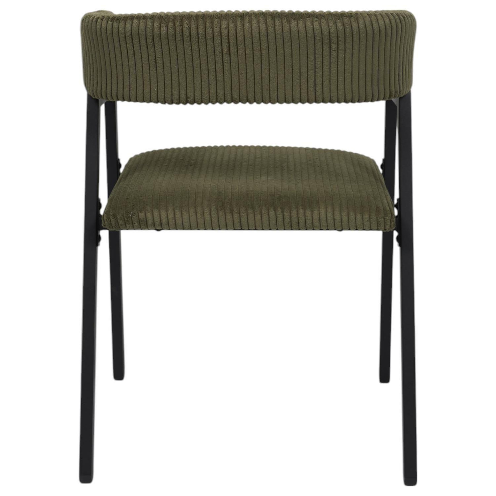 Voir la diapositive 5 : TOILINUX Lot de 2 fauteuils design en tissu côtelé scott