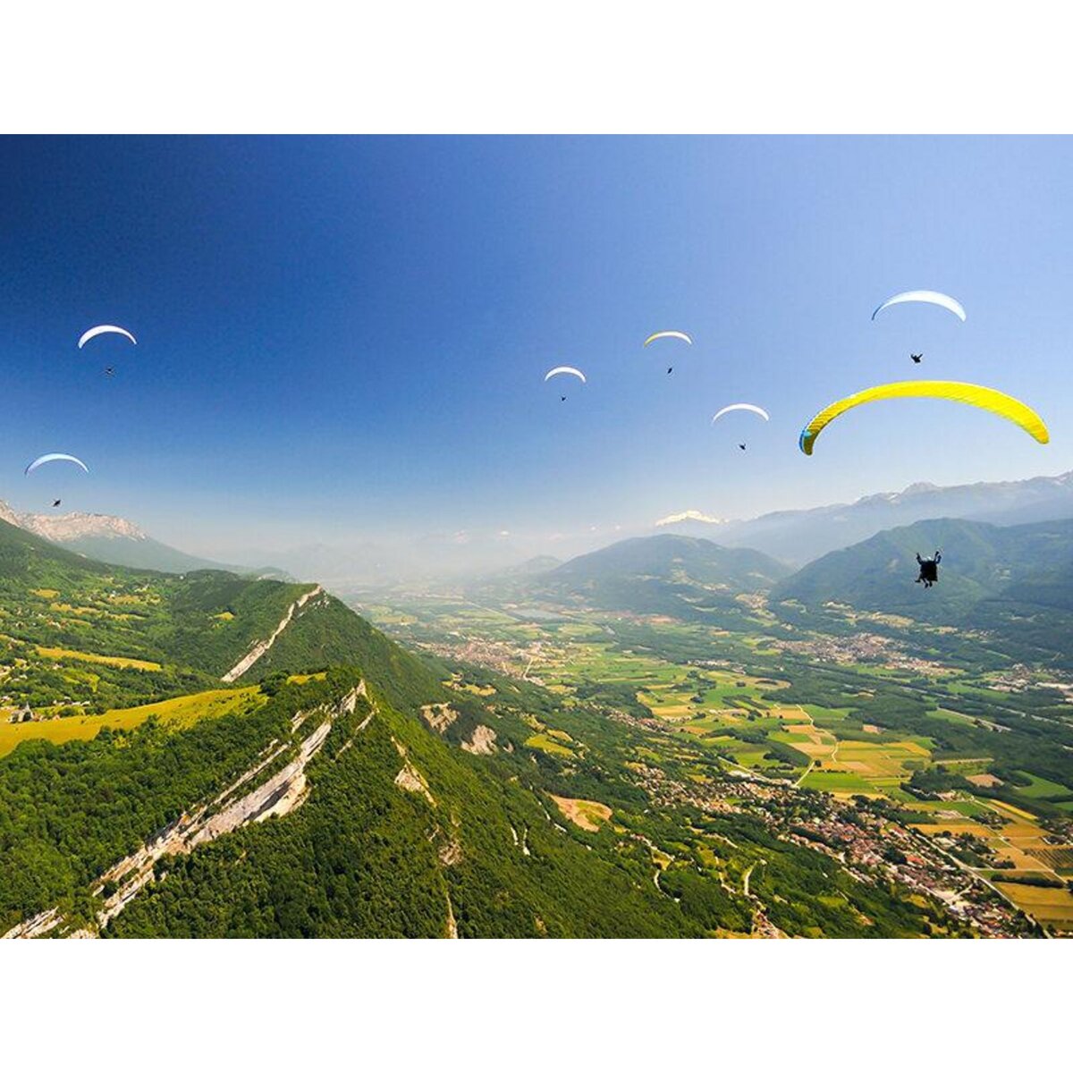 Smartbox Baptême en parapente de 15 minutes au lac d'Annecy - Coffret Cadeau Sport & Aventure
