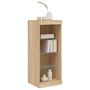 Voir la diapositive 4 : VIDAXL Buffet avec lumieres LED chene sonoma 41x37x100 cm