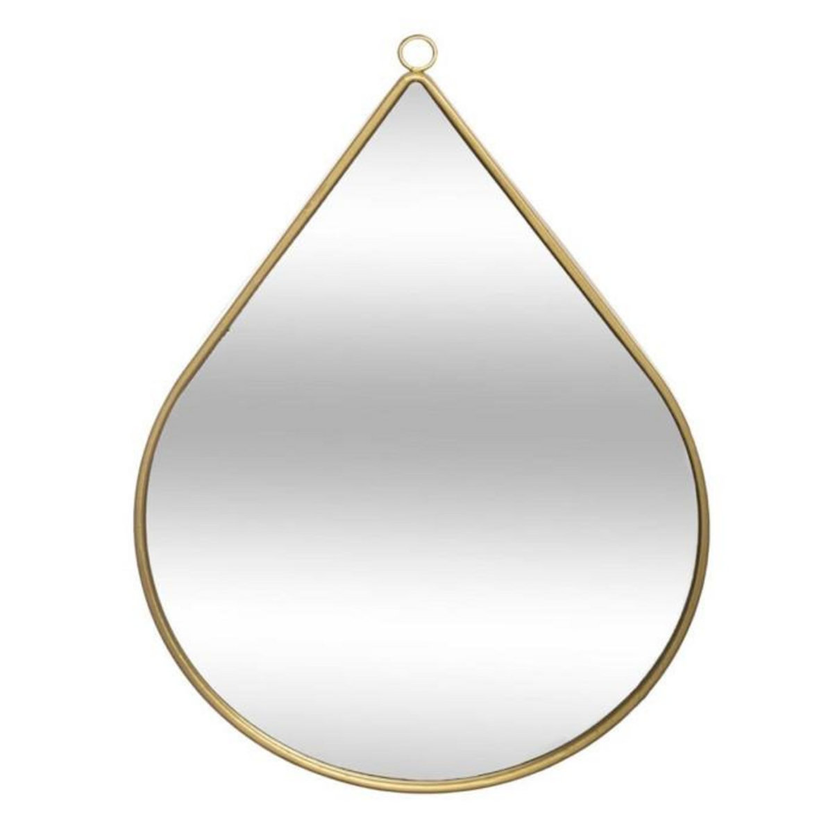 ATMOSPHERA Miroir Mural en Métal  Goutte  39cm Or