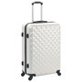 Voir la diapositive 2 : VIDAXL Valise rigide 3 pcs Argenté brillant ABS