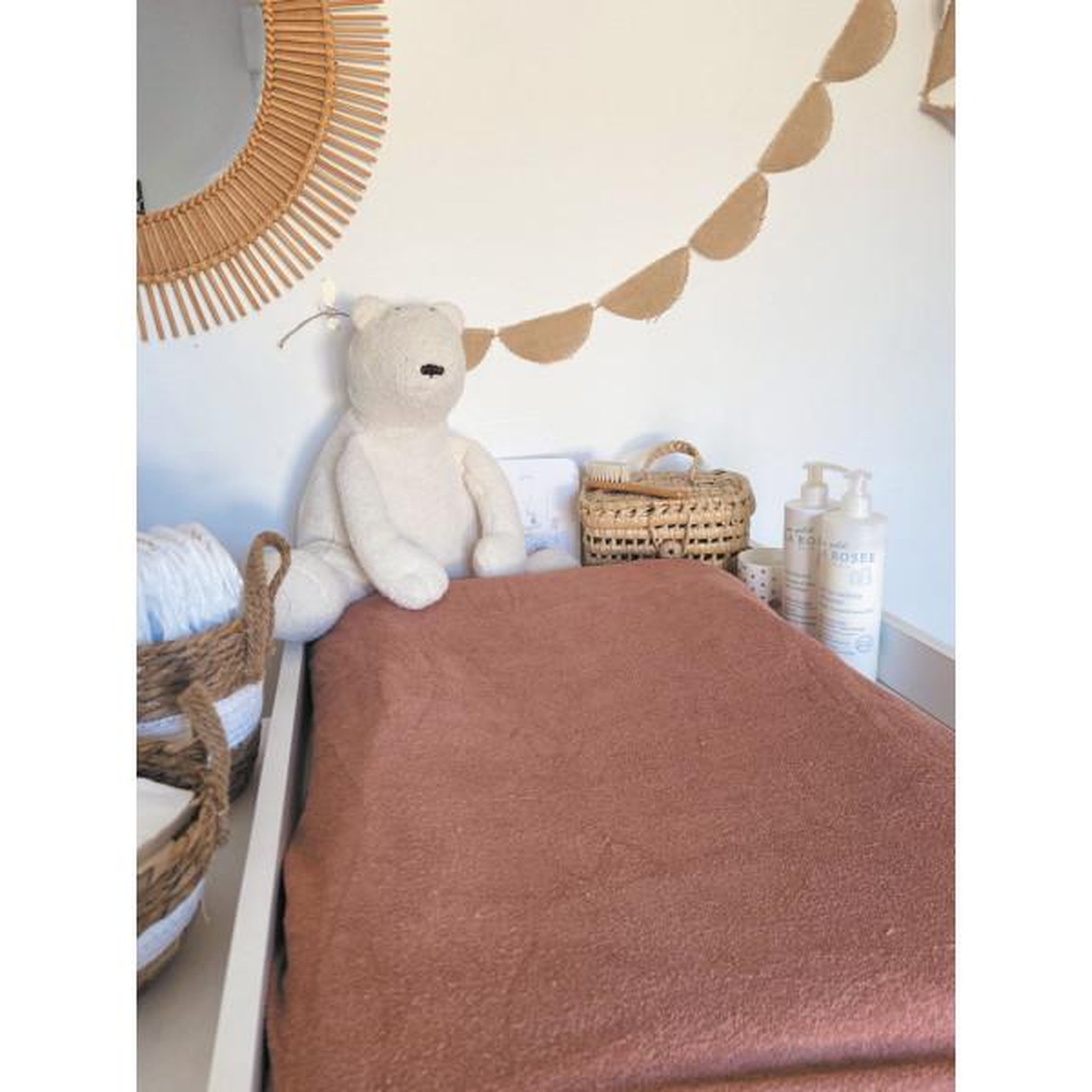 Voir la diapositive 5 : CANDIDE Housse de matelas a langer - CANDIDE - Eponge - 50 x 75 cm - Cassonade