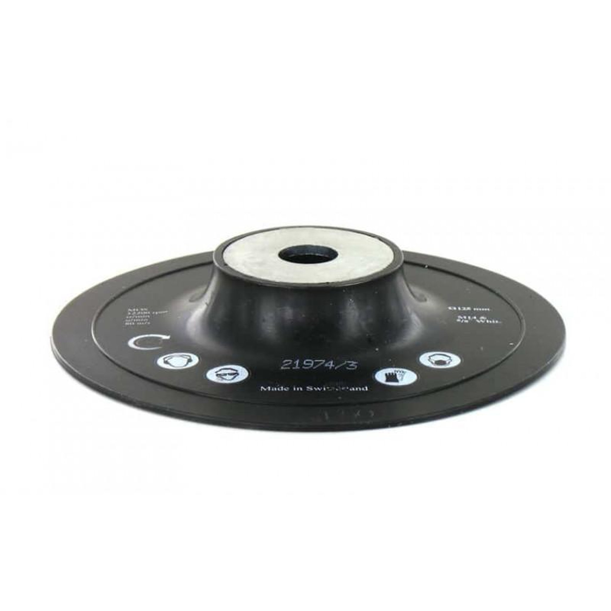 Voir la diapositive 3 : 3M Plateau 3m lisse support pour disques fibre m14 diamètre 125 mm