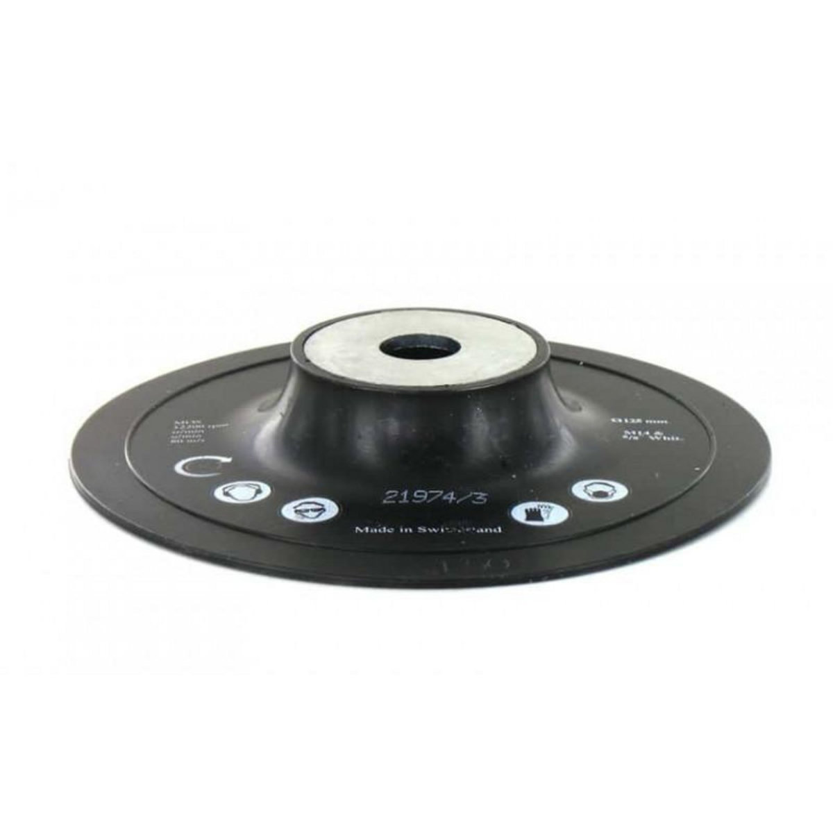 3M Plateau 3M lisse support pour disques fibre M14 diamètre 125 mm