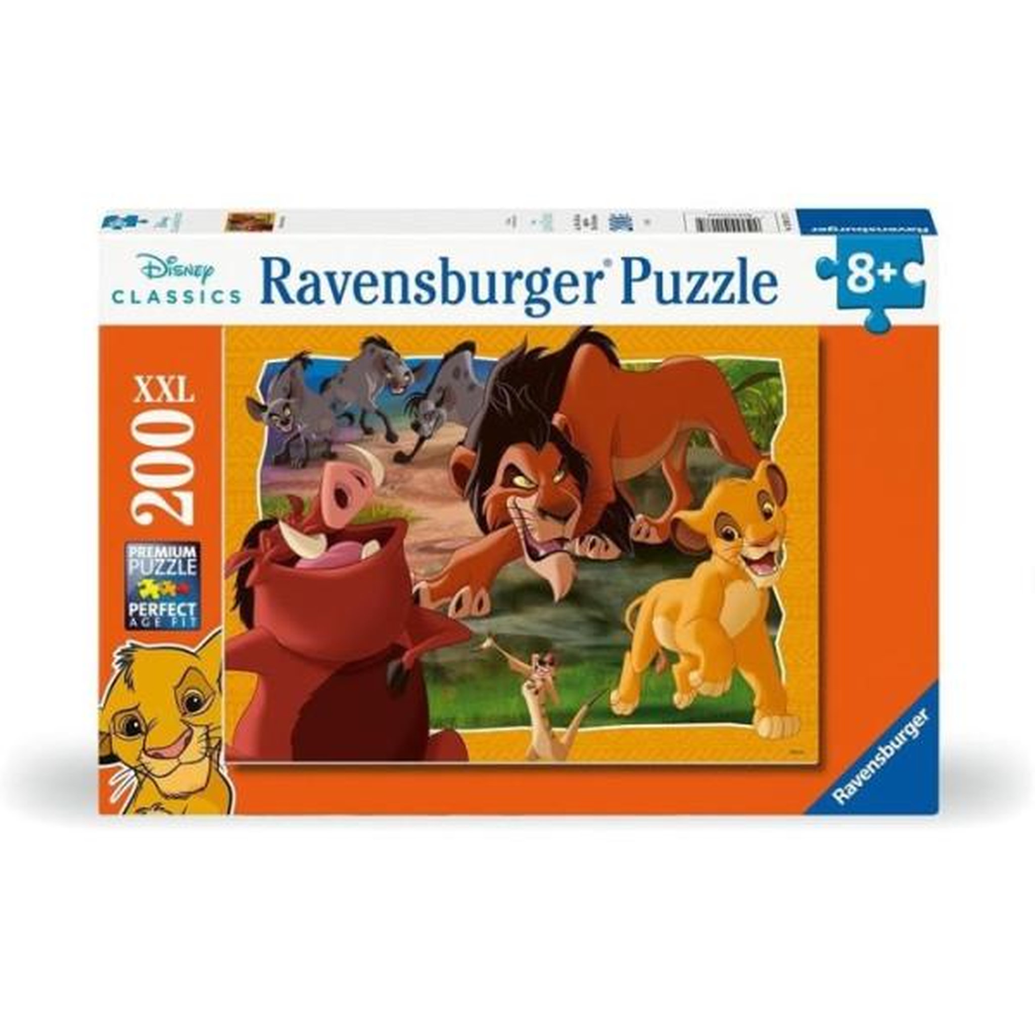 Voir la diapositive 2 : RAVENSBURGER Puzzle 200 p xxl hakuna matata - disney le roi lion-des 8 ans ravensburger