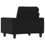 Voir la diapositive 5 : VIDAXL Fauteuil Noir 60 cm Tissu