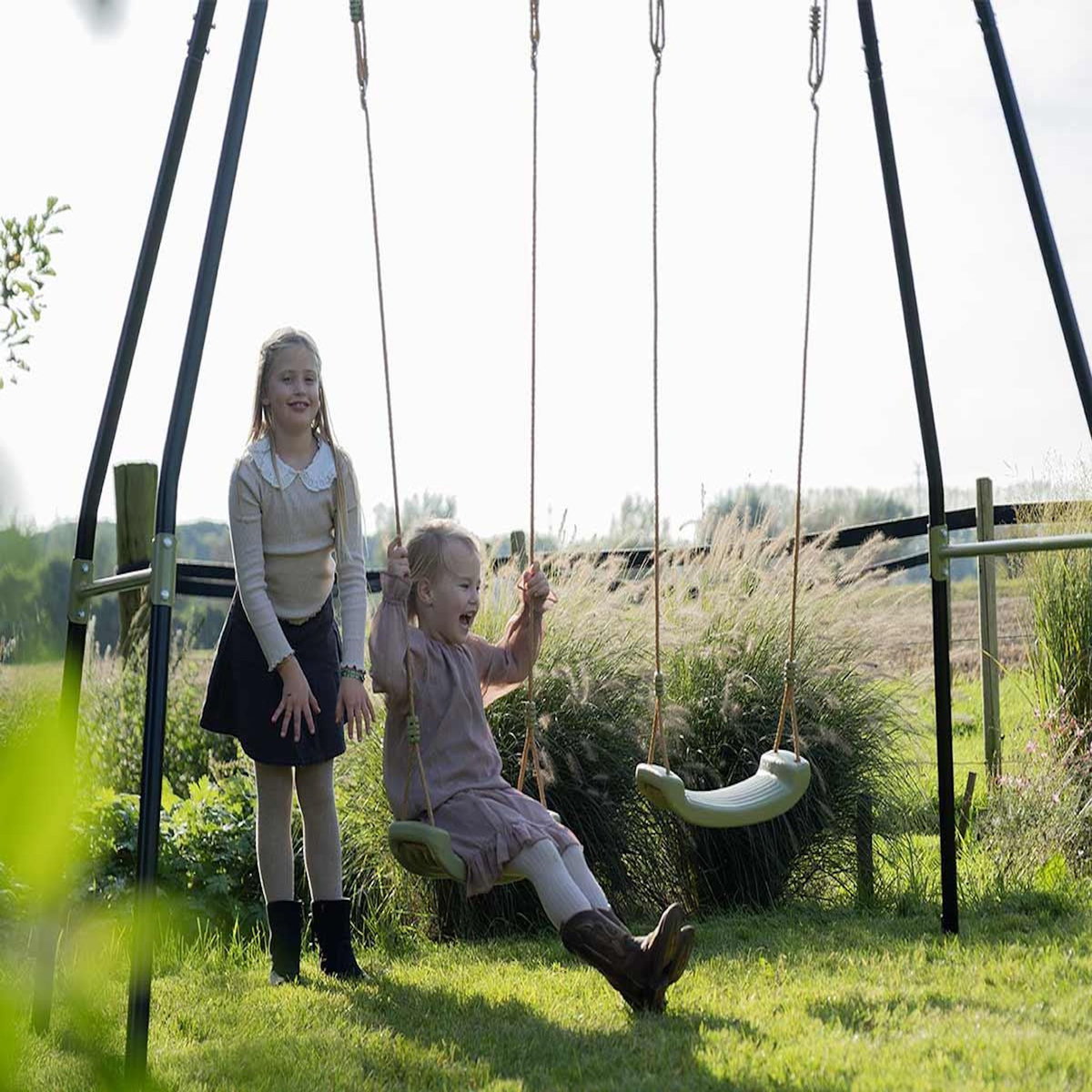 EXIT TOYS Balançoire double pour enfants Ivy - Exit Toys