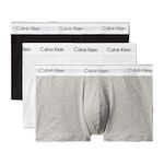 CALVIN KLEIN JEANS x3 Boxers Noir//Blanc Homme Calvin Klein Relaxed Fit Trunk. Coloris disponibles : Gris