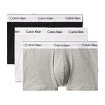 CALVIN KLEIN JEANS x3 Boxers Noir//Blanc Homme Calvin Klein Relaxed Fit Trunk. Coloris disponibles : Gris