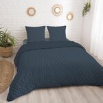 FUTURE HOME Parure housse de couette 240x220cm en coton + 2 taies
