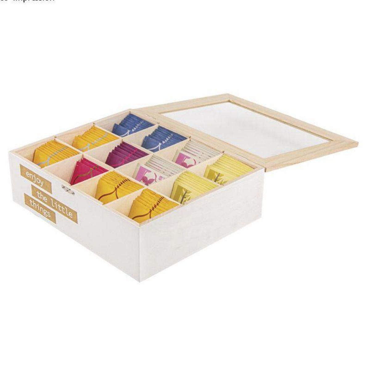 Rayher Boîte à thé en bois