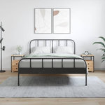 VIDAXL Tables de chevet 2pcs chêne sonoma 34x35,5x50cm bois ingénierie