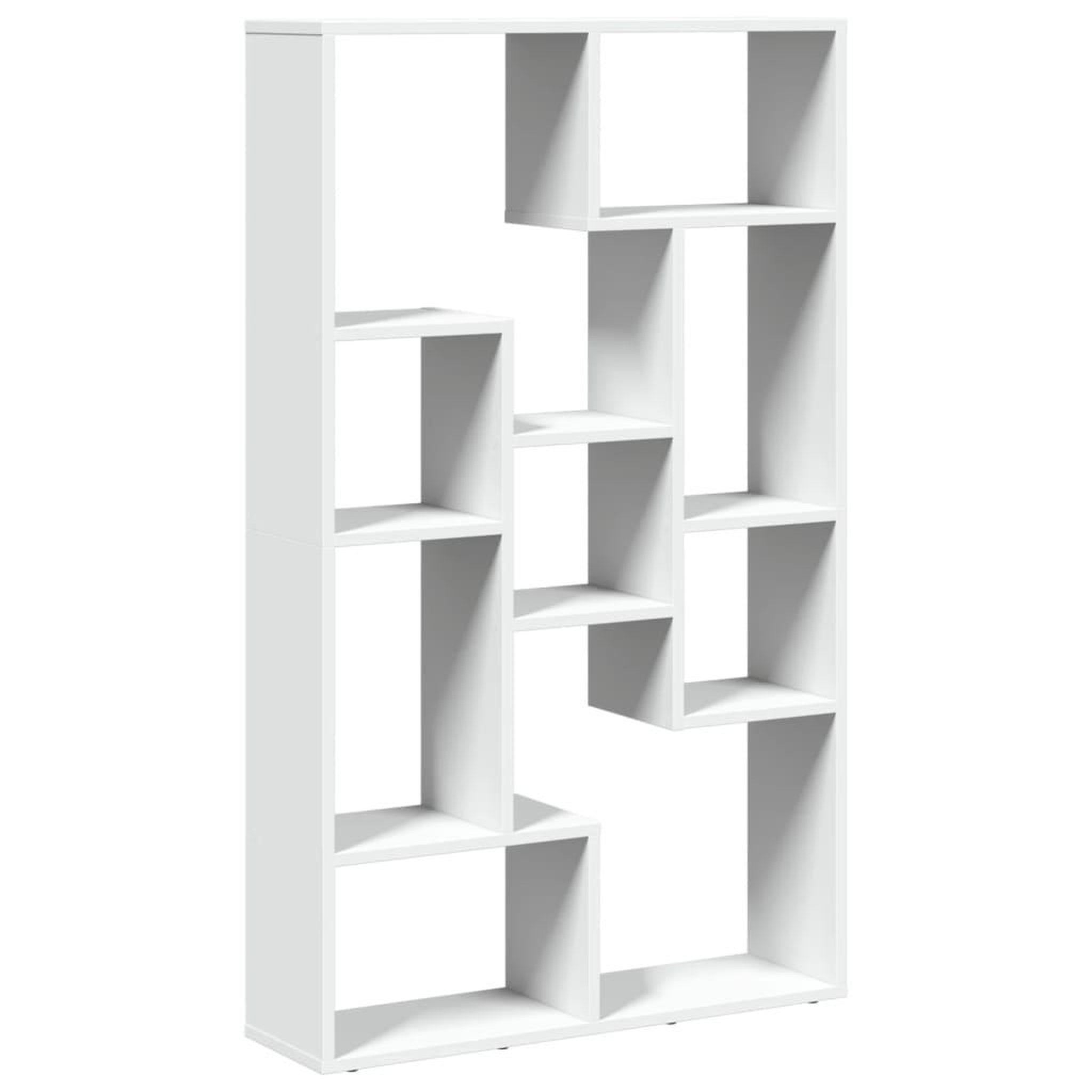 Voir la diapositive 2 : VIDAXL Bibliotheque blanc 72x20x120 cm bois d'ingenierie