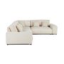 Voir la diapositive 4 : LISA DESIGN Garance - canapé modulable d'angle droit - 5 places - en velours côtelé