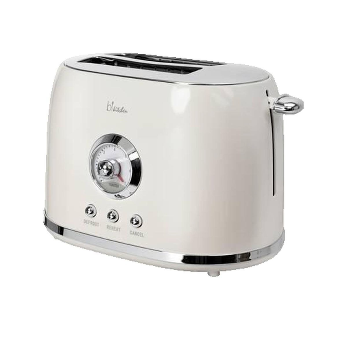 Bkitchen fun Grille-pain bikitchen Nostalgie 200 blanc crème