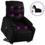 Voir la diapositive 2 : VIDAXL Fauteuil inclinable de massage electrique noir similicuir
