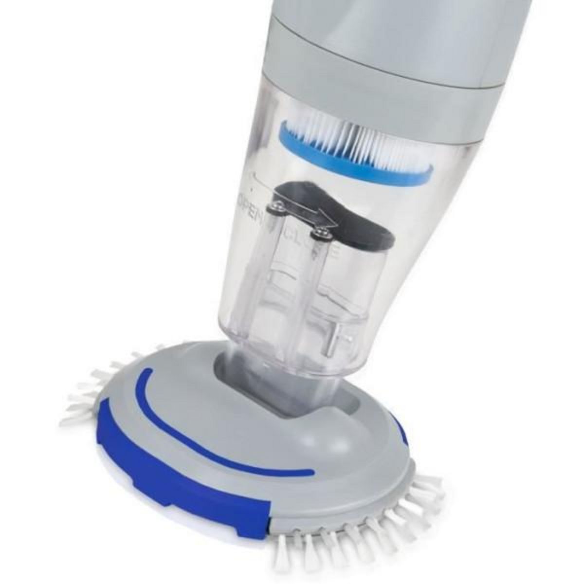 GRE GRE - Nettoyeur de fond a batterie pour spas et piscines hors-sol - Équipé d'un filtre a cartouche