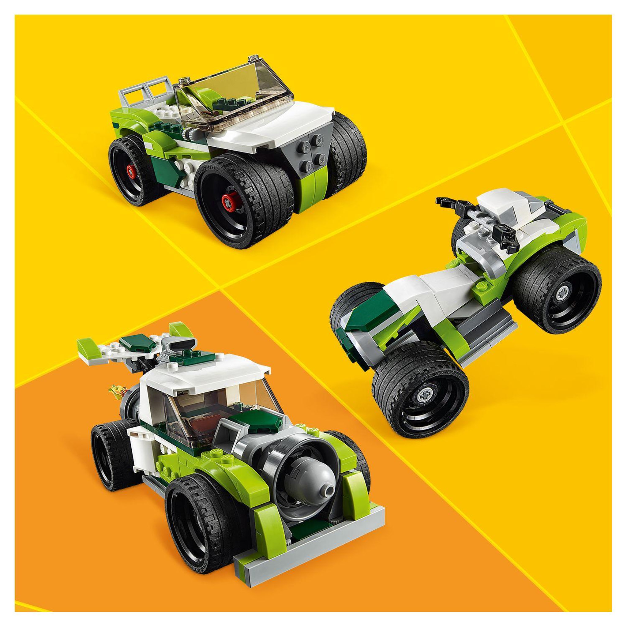 Voir la diapositive 6 : LEGO Creator 31103 - Le Camion Fusée