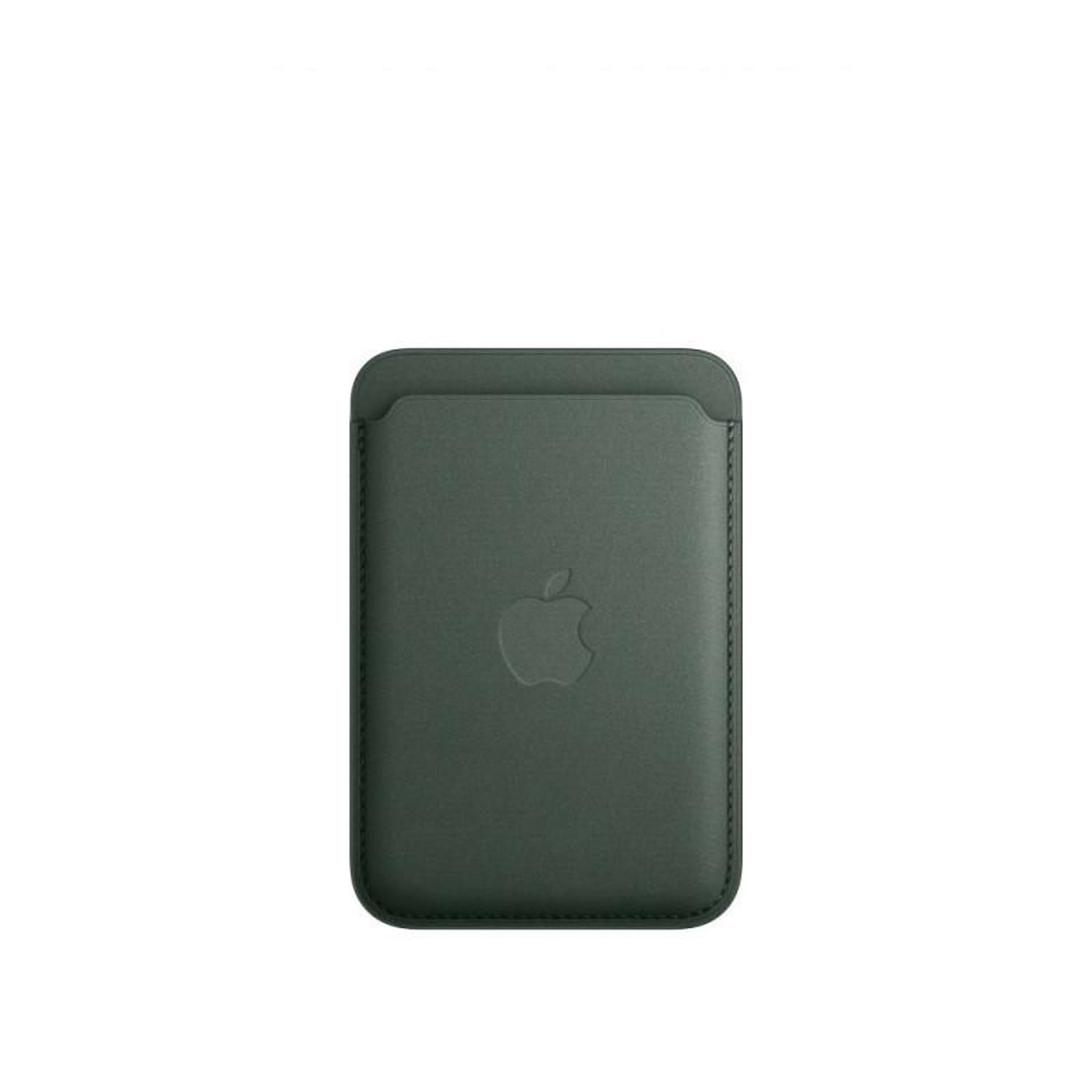 APPLE Porte cartes en tissage fin pour iPhone avec MagSafe Chêne vert