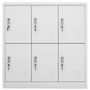 Voir la diapositive 3 : VIDAXL Armoires a casiers 2 pcs Gris clair 90x45x92,5 cm Acier