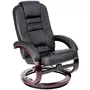 tectake Fauteuil relax pied rond