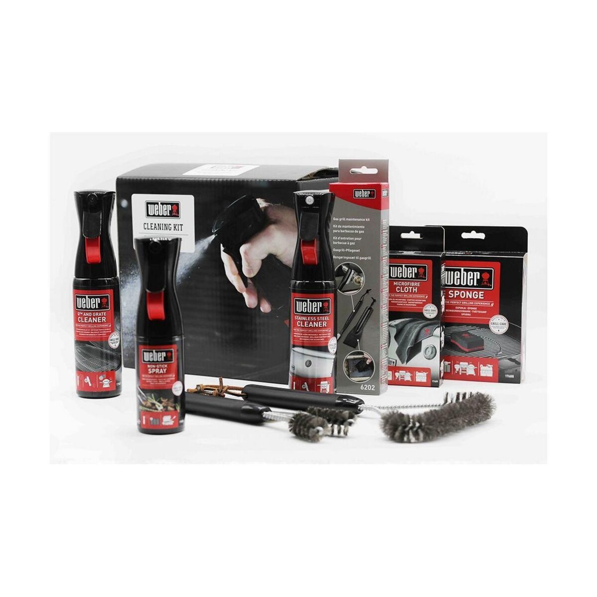 Weber Nettoyant barbecue Kit de nettoyage bbq gaz inox