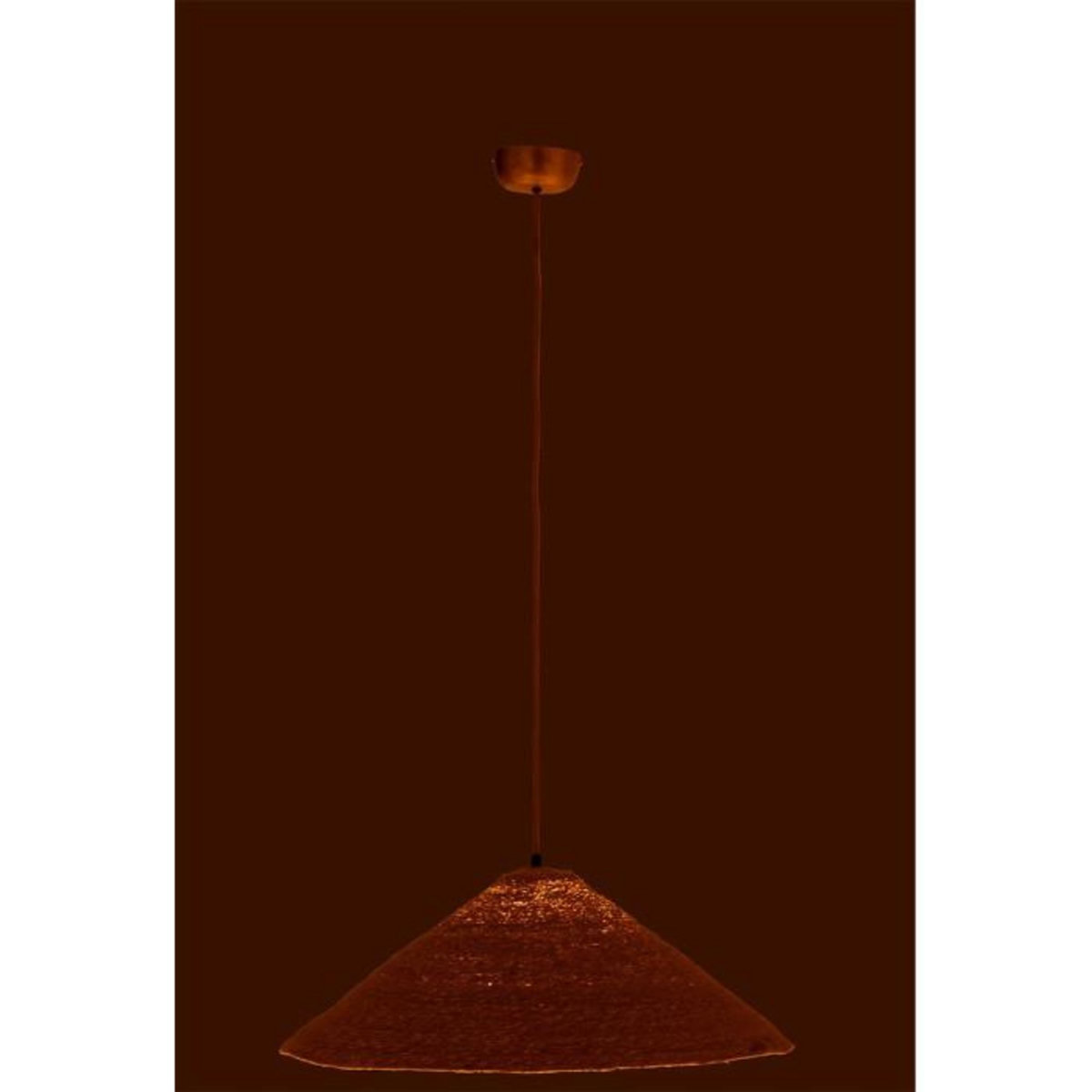 Paris Prix Lampe Suspension Chapeau  Moonj  60cm Naturel