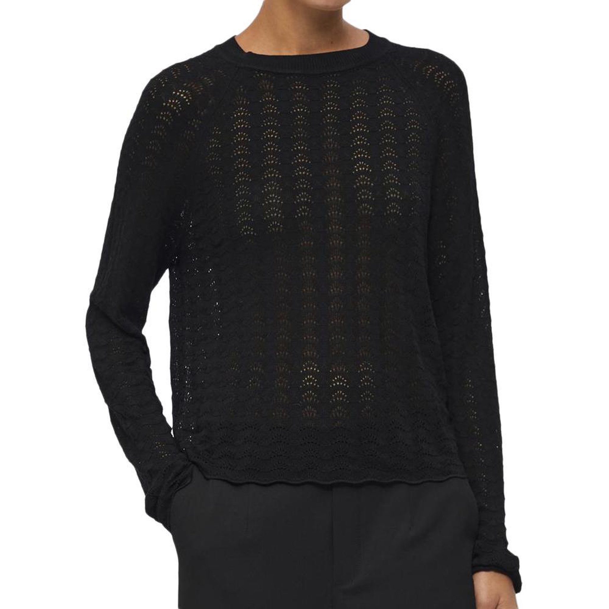 OBJECT Pull  Femme Object Objgry. Coloris disponibles : Noir