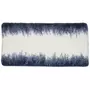 GUY LEVASSEUR Tapis de bain en polyester fantaisie bleu et blanc 60x120cm