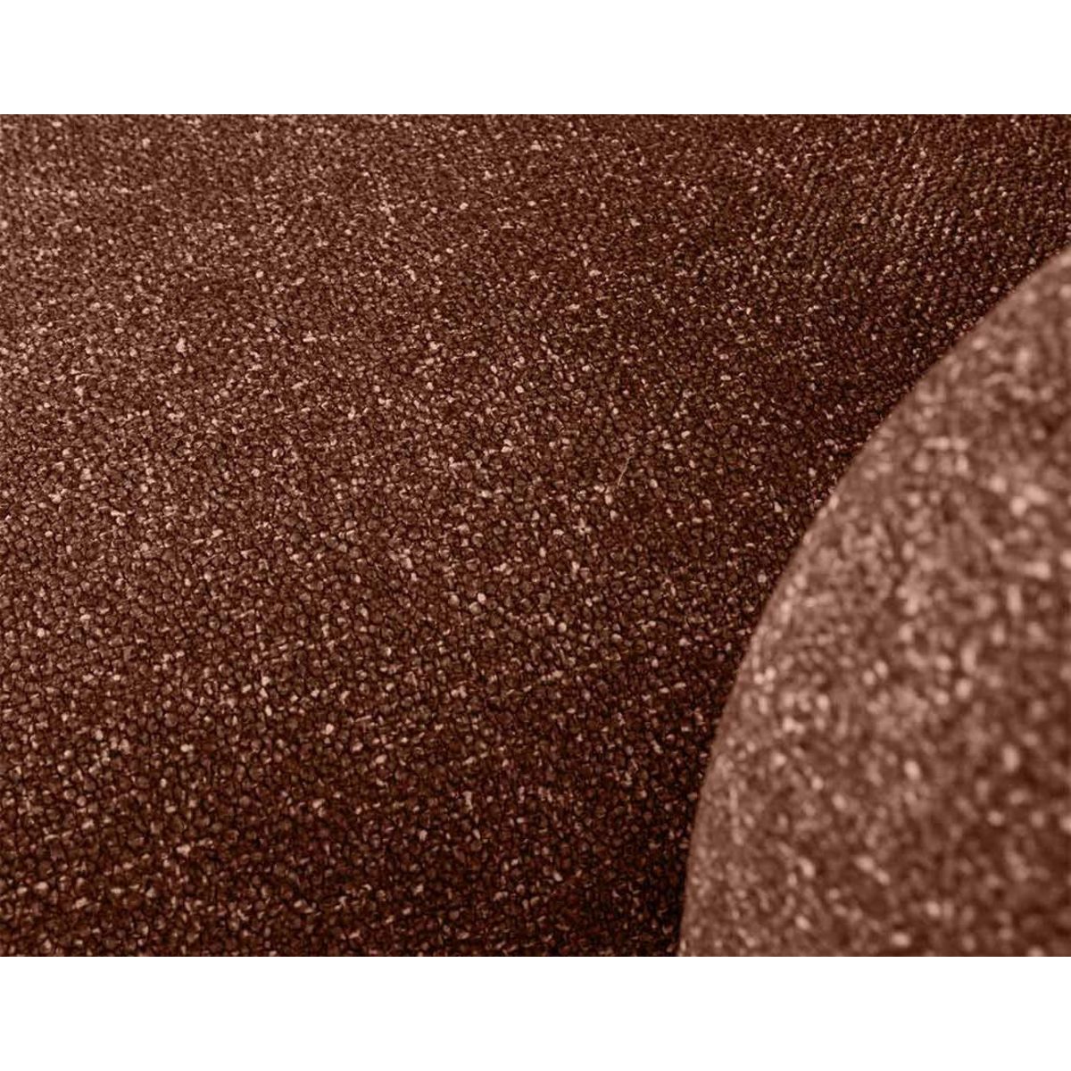 LISA DESIGN Velris - canapé d'angle droit 3 places en tissu moucheté