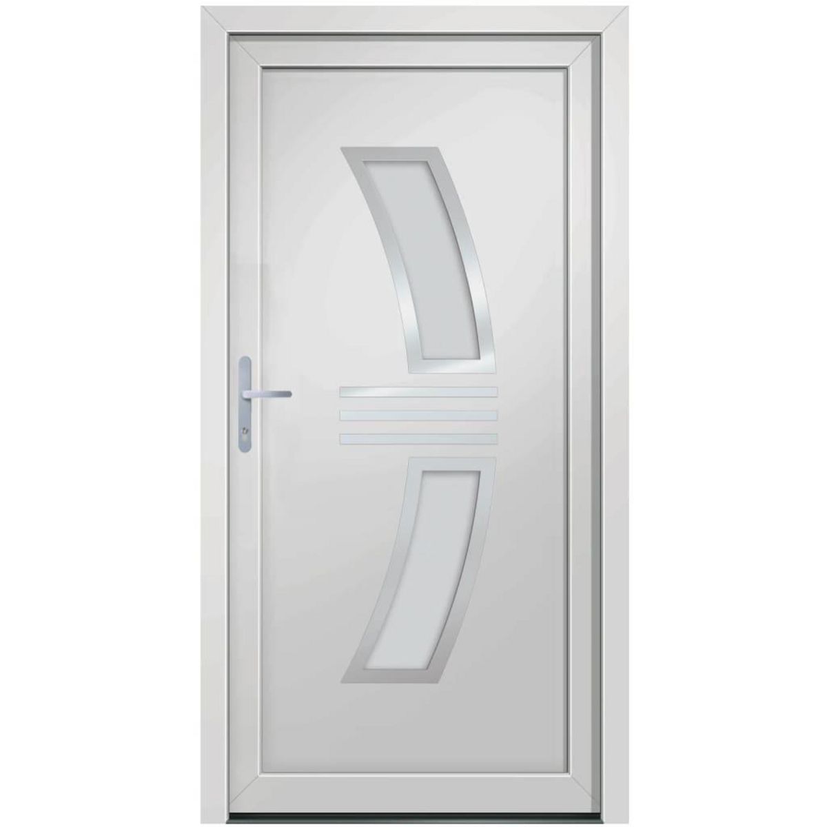 VIDAXL Porte d'entree Blanc 98x200 cm PVC