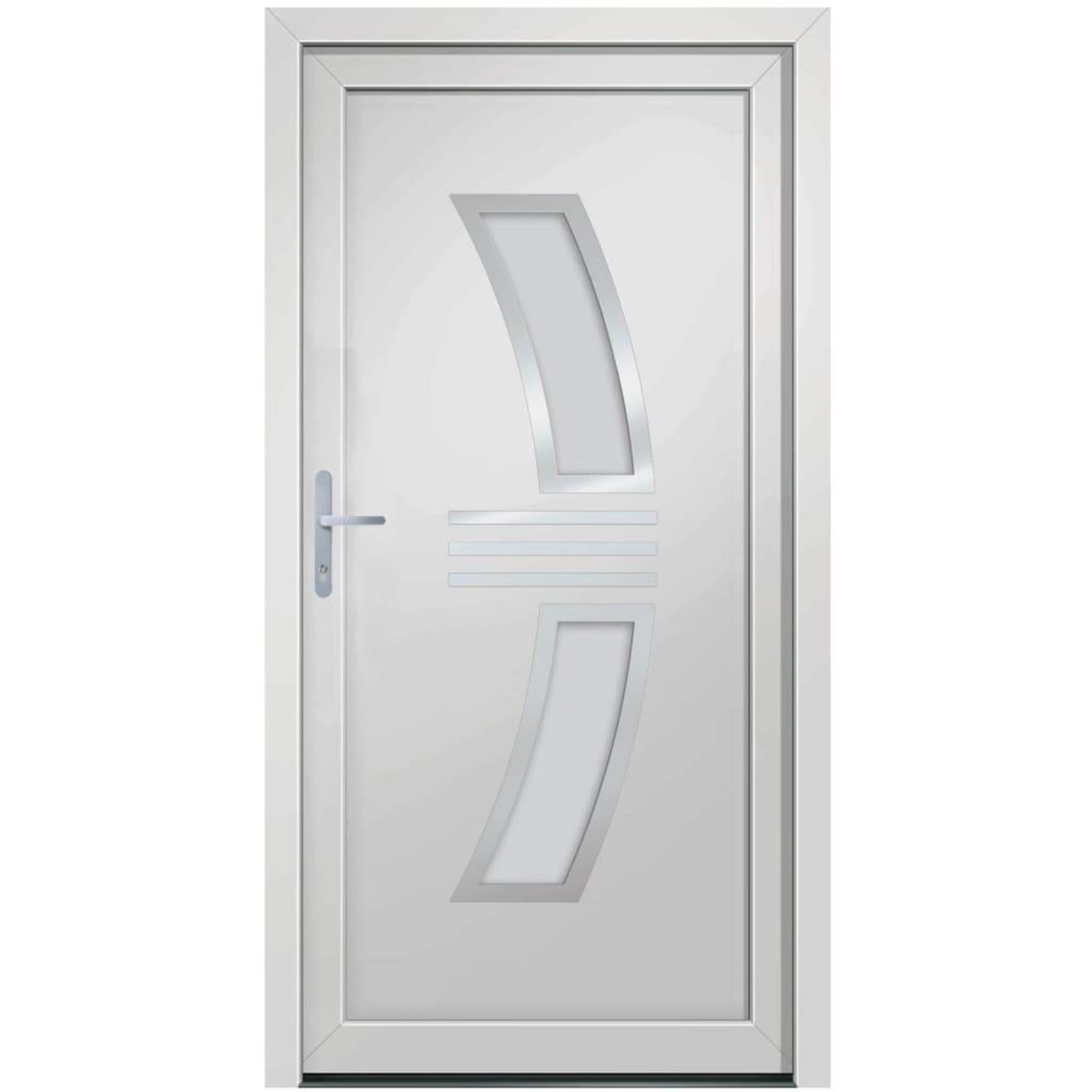 VIDAXL Porte d'entree Blanc 98x200 cm PVC