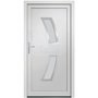 Voir la diapositive 3 : VIDAXL Porte d'entree Blanc 98x200 cm PVC