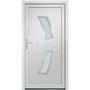 Voir la diapositive 3 : VIDAXL Porte d'entree Blanc 98x200 cm PVC