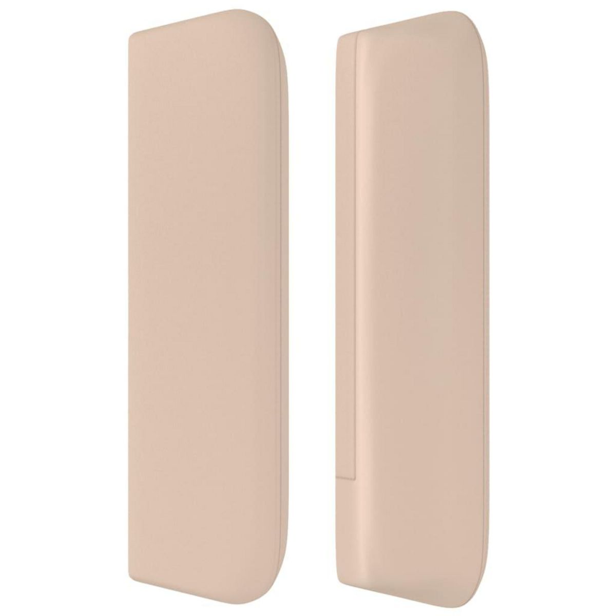 VIDAXL Tete de lit avec oreilles Cappuccino 93x16x78/88 cm Similicuir