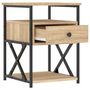 Voir la diapositive 6 : VIDAXL Table de chevet chêne sonoma 40x42x55 cm bois d ingénierie