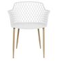 Voir la diapositive 2 : The Home Deco Factory Fauteuil pour table de jardin design Malaga