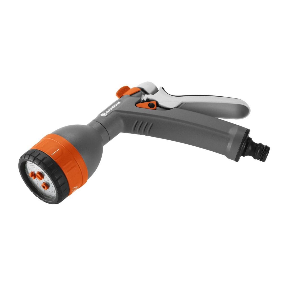 GARDENA Pistolet multi-applications jet concentré, plat, pluie et pluie fine. résistant contre le gel.