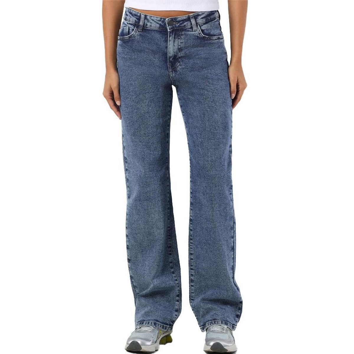 NOISY MAY Jean Droit Bleu Femme Noisy May Yolanda