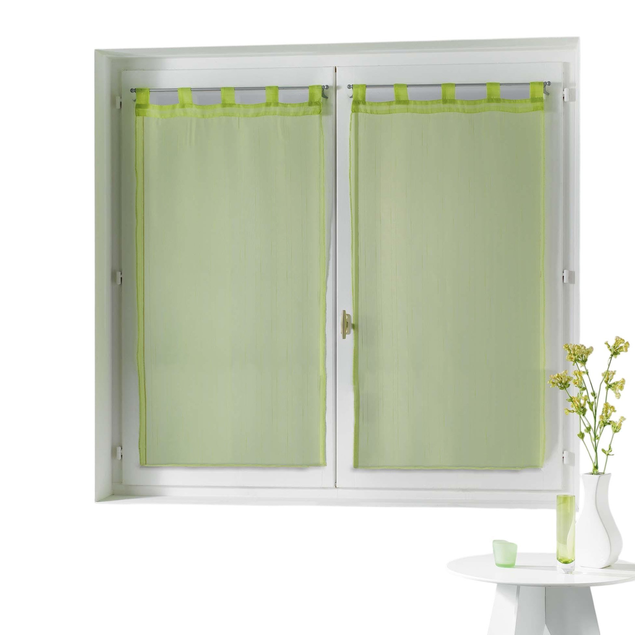 Voir la diapositive 1 : Eden Paire de voile raye horizon design et moderne