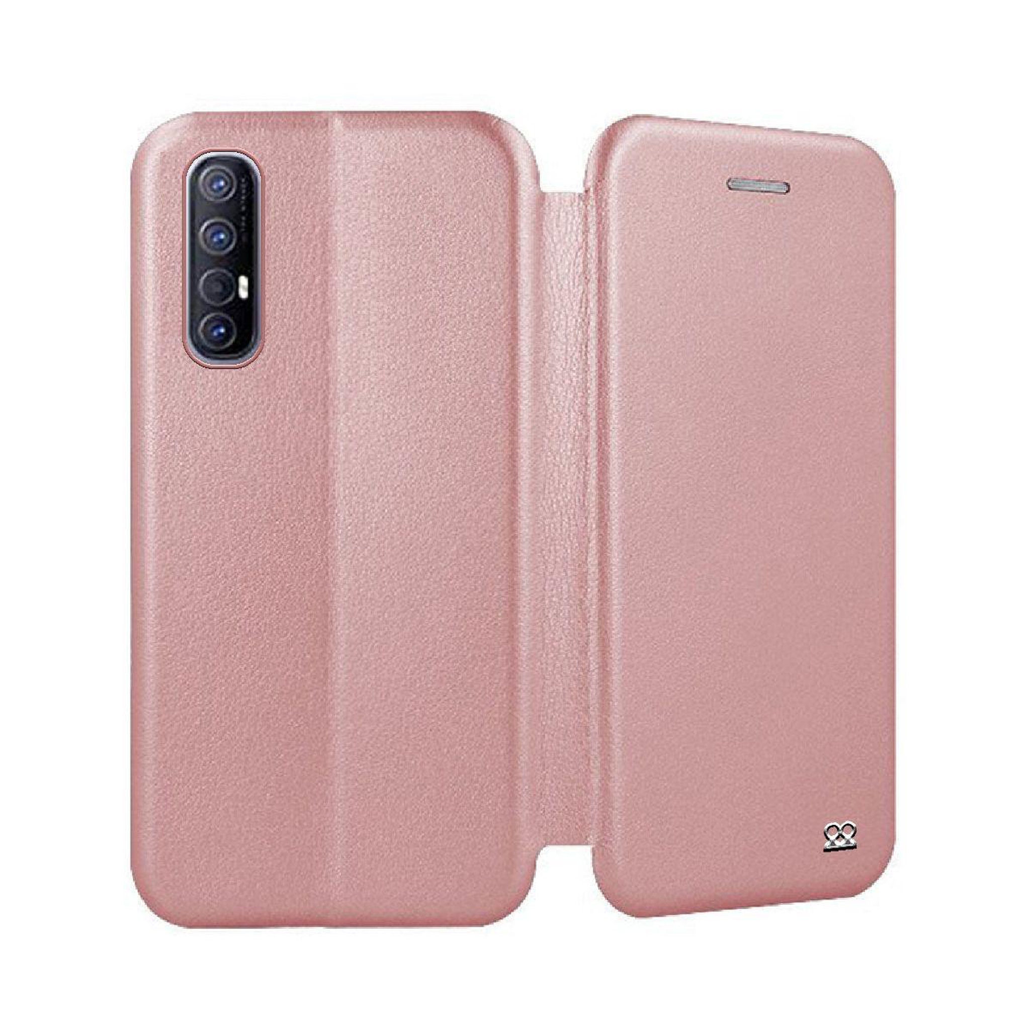 Voir la diapositive 4 : IBROZ Etui Oppo Find X2 Neo Cuir rose