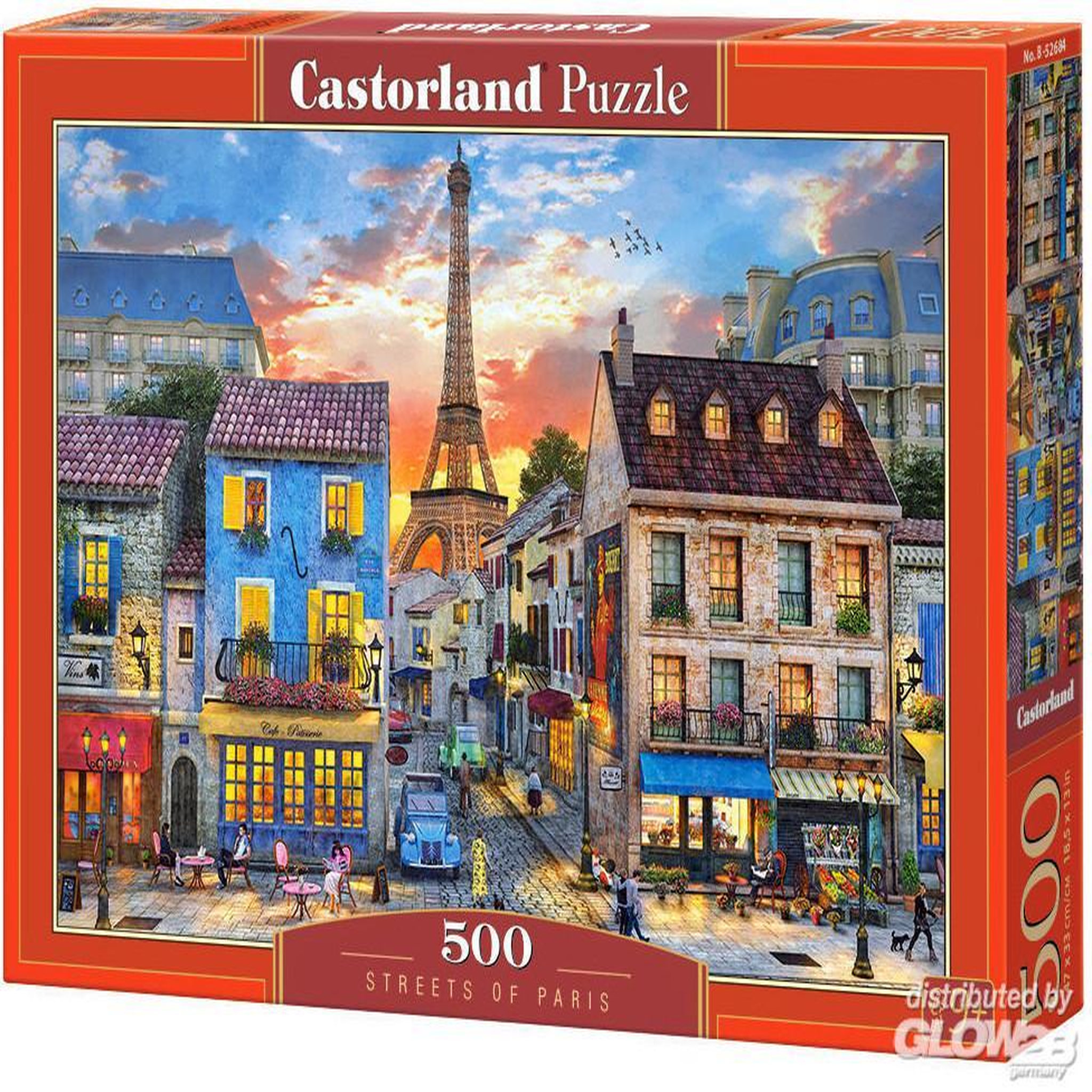 Voir la diapositive 3 : Castorland Puzzle 500 pièces : Rues de Paris