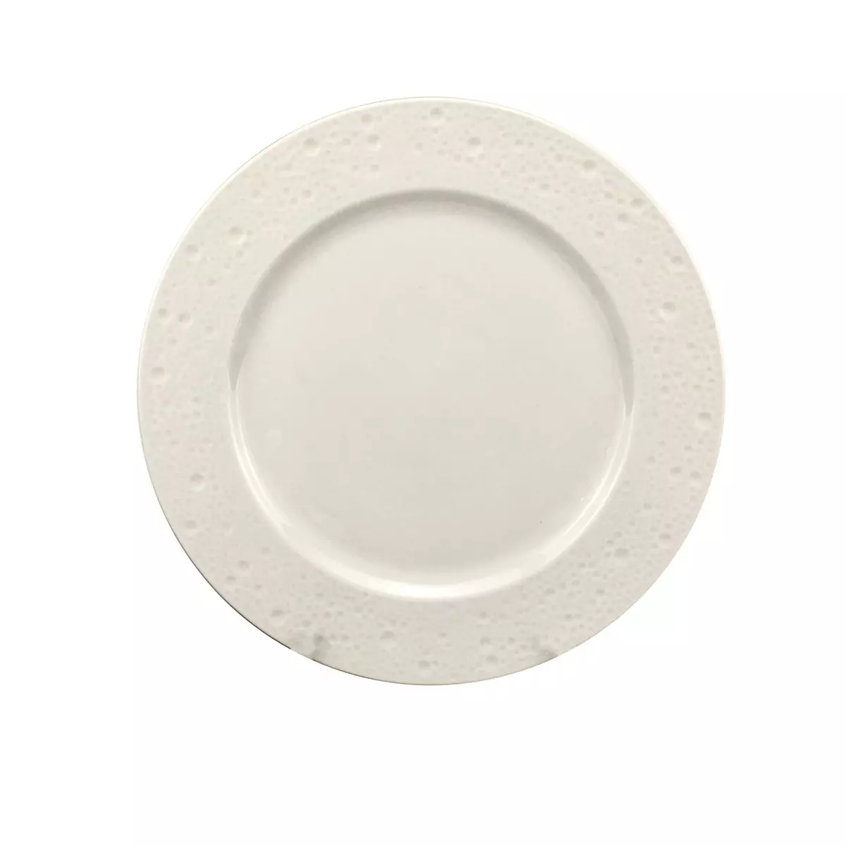 Assiette plate porcelaine blanche 27 cm
