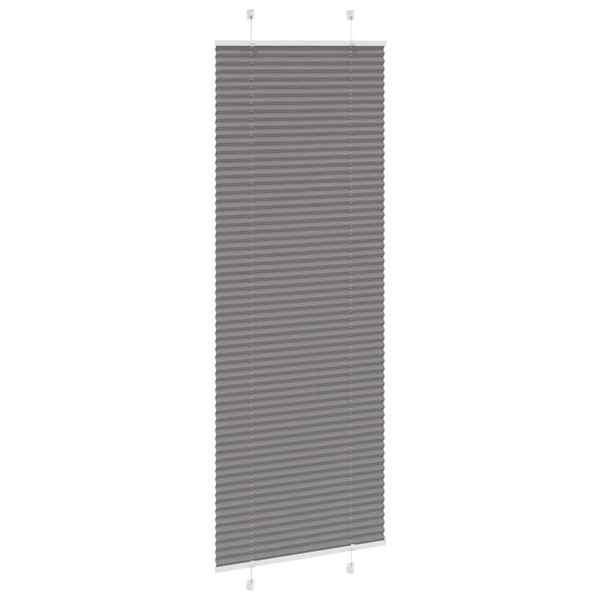 Voir la diapositive 3 : VIDAXL Store plisse anthracite 70x200 cm largeur du tissu 69,4 cm
