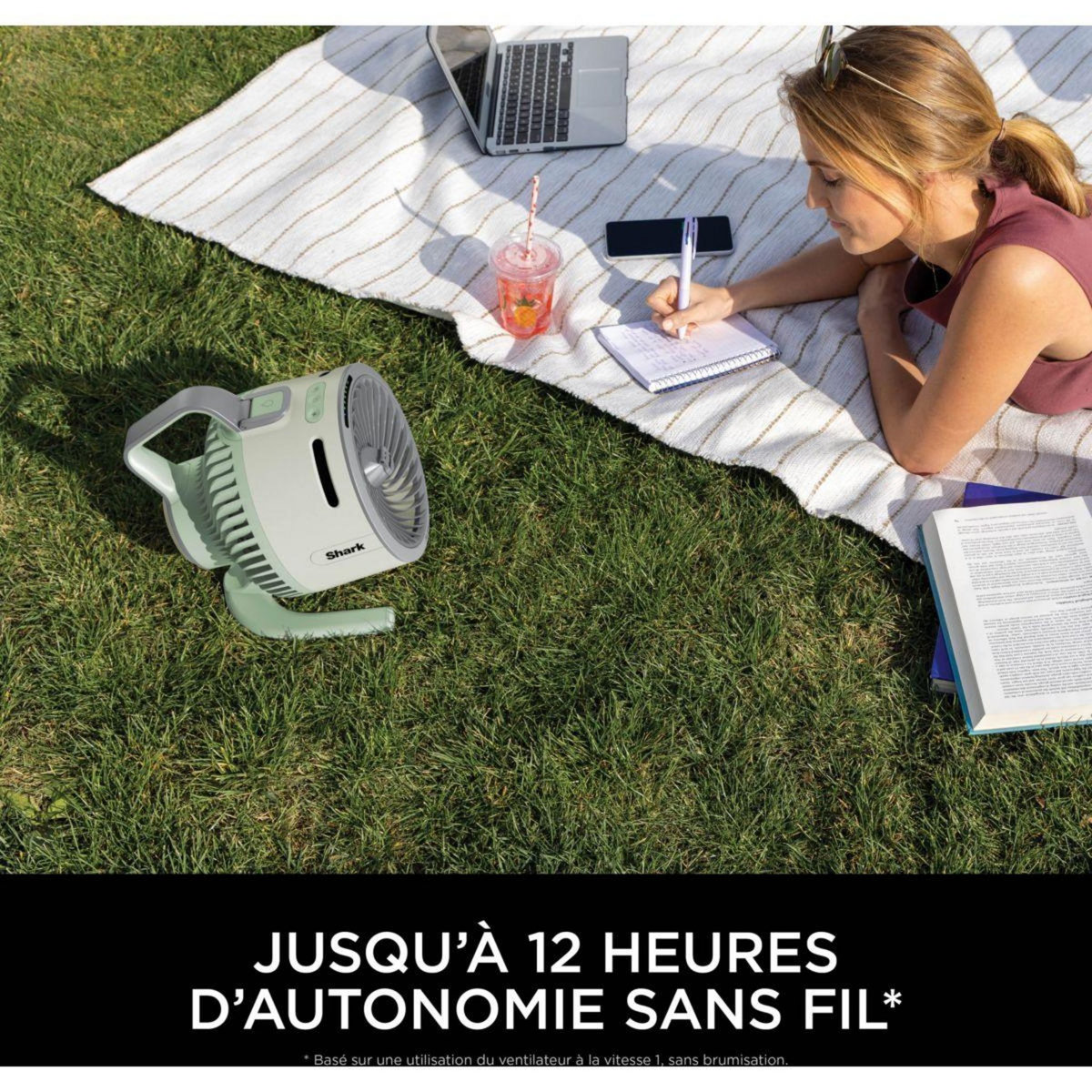 Shark Ventilateur brumisateur FlexBreeze HydroGo FA050EUGN