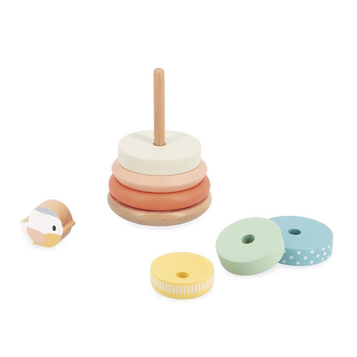 Juratoys-Janod Pure empilable Le nid en bois